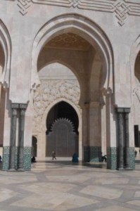 Hassan II Mosque doorway