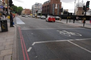 CS2 Aldgate corner where a talented young woman was killed