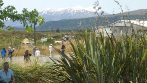 Mount Ruapehu from National Park Station