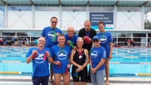 TAMS team. Back L to Rt David, Ed, Ron & Elizabeth. Front L to Rt Clive, Chris, Jenny & Cynthia