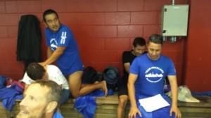 Anyone for a massage by Ivan or Ismail? James is up for it.