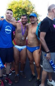 Daniel and Ivan having a cultural exchange with Dave from Sydney