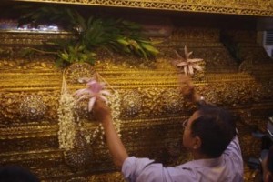 Devotion at the Golden Buddha