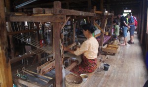 Hand looms could be from pre-industrial Revolution times