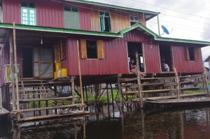 New house with Iron cladding
