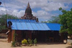 Minnathu Village - blue corrugated iron roof