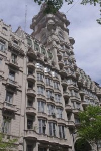 Amazing Art Nouveaux city tower