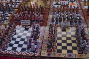 Chess sets Christians vs the Indians