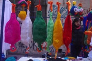 Chicken Crochet Plastic bag holders