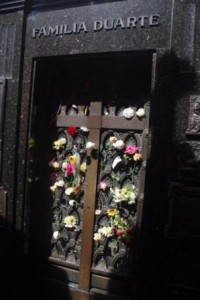 Recoleta Cemetary Duarte Tomb