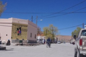 Andean Village - domestic violence mural